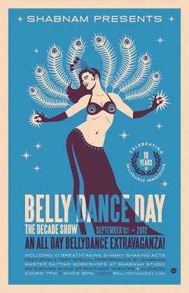 Official 2012 Bellydance Day Poster
